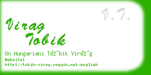 virag tobik business card
